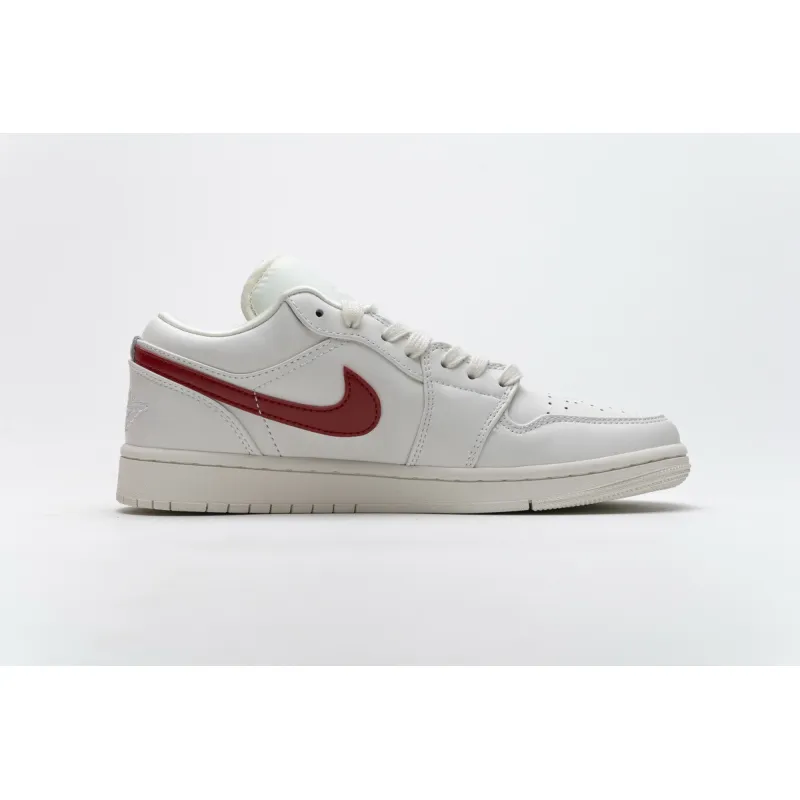 BMLin Jordan 1 Low Milk White Red