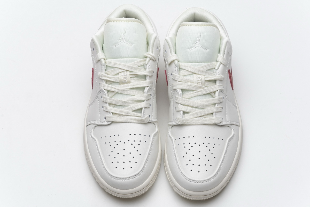 BMLin Jordan 1 Low Milk White Red