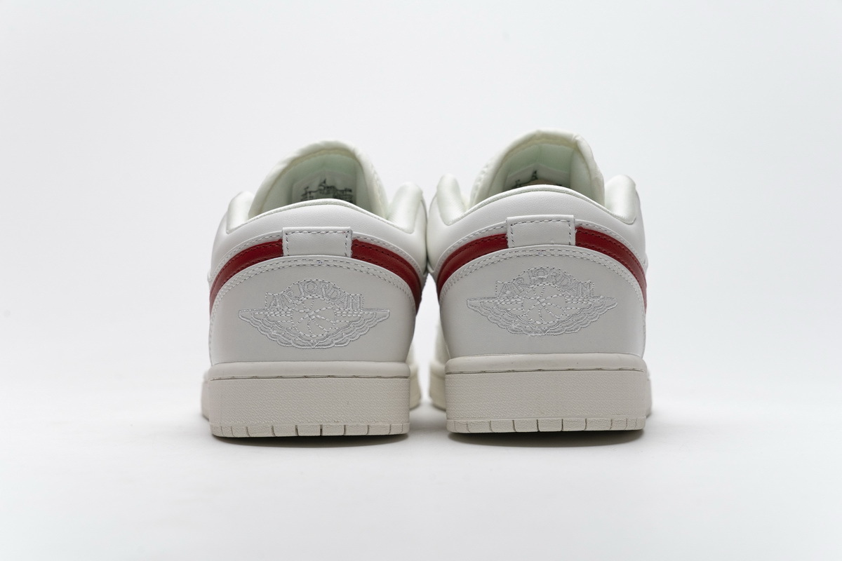 BMLin Jordan 1 Low Milk White Red