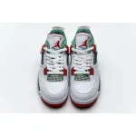 PK GOD Air Jordan 4 Retro White Green Red