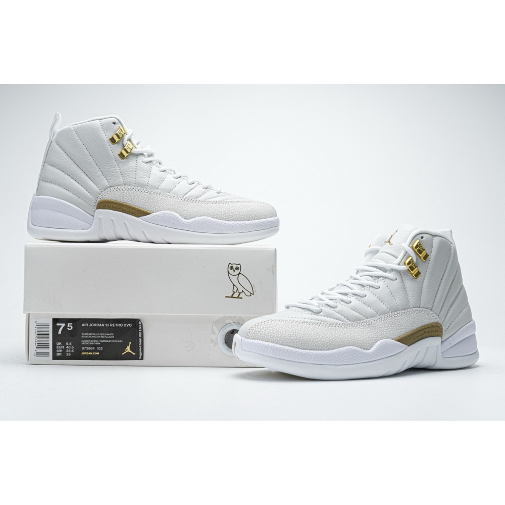 PKGoden Jordan 12 Retro OVO White