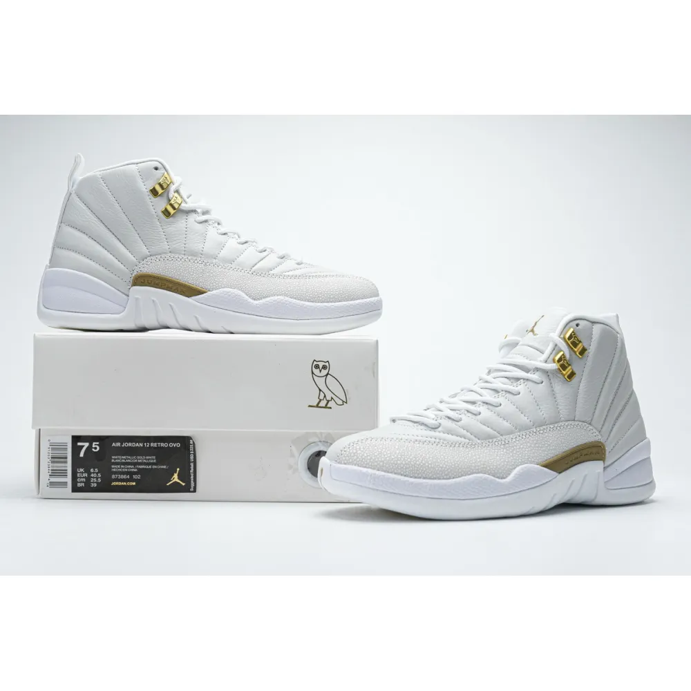 PKGoden Jordan 12 Retro OVO White