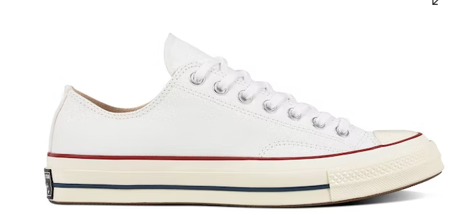 OG Converse Chuck Taylor All-Star 70 Ox White Garnet Egret,162065C