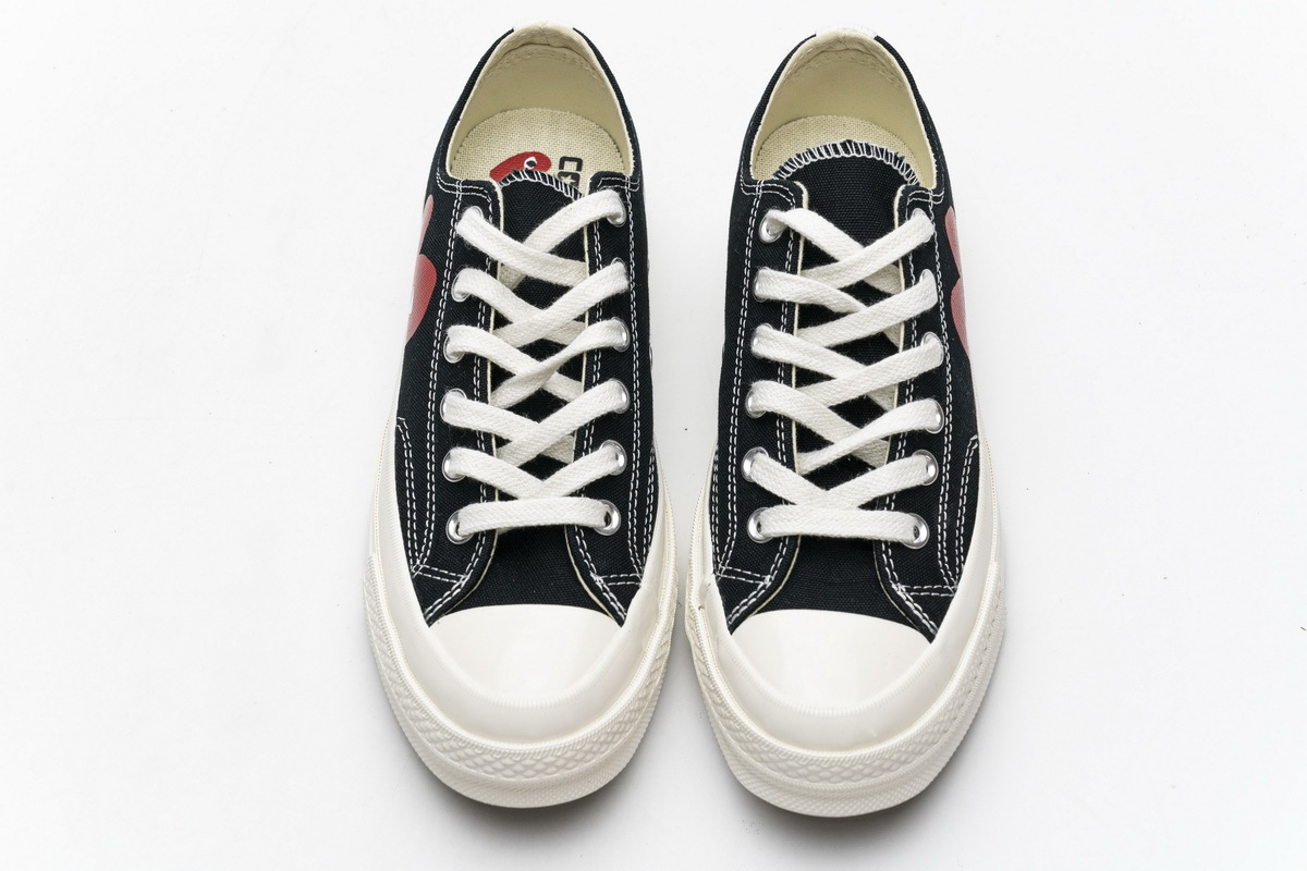 OG Converse Chuck Taylor All-Star 70 Ox Comme des Garcons PLAY Black,150206C