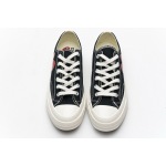 OG Converse Chuck Taylor All-Star 70 Ox Comme des Garcons PLAY Black,150206C