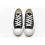 OG Converse Chuck Taylor All-Star 70 Ox Comme des Garcons PLAY Black,150206C