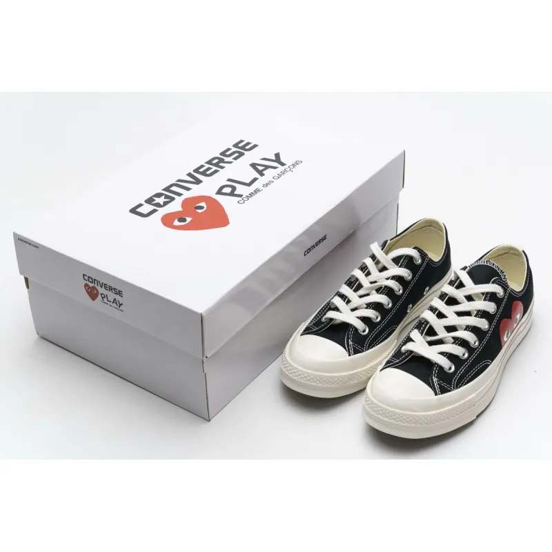 OG Converse Chuck Taylor All-Star 70 Ox Comme des Garcons PLAY Black,150206C