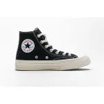OG Converse Chuck Taylor All-Star 70 High Comme des Garcons PLAY Black,150204C