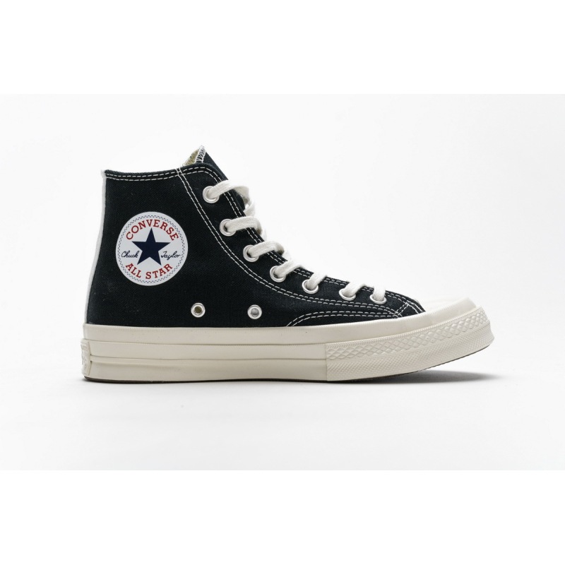 OG Converse Chuck Taylor All-Star 70 High Comme des Garcons PLAY Black,150204C