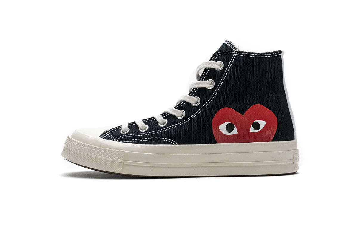 OG Converse Chuck Taylor All-Star 70 High Comme des Garcons PLAY Black,150204C