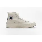 OG Converse Chuck Taylor All-Star 70 High Comme des Garcons PLAY White,150205C
