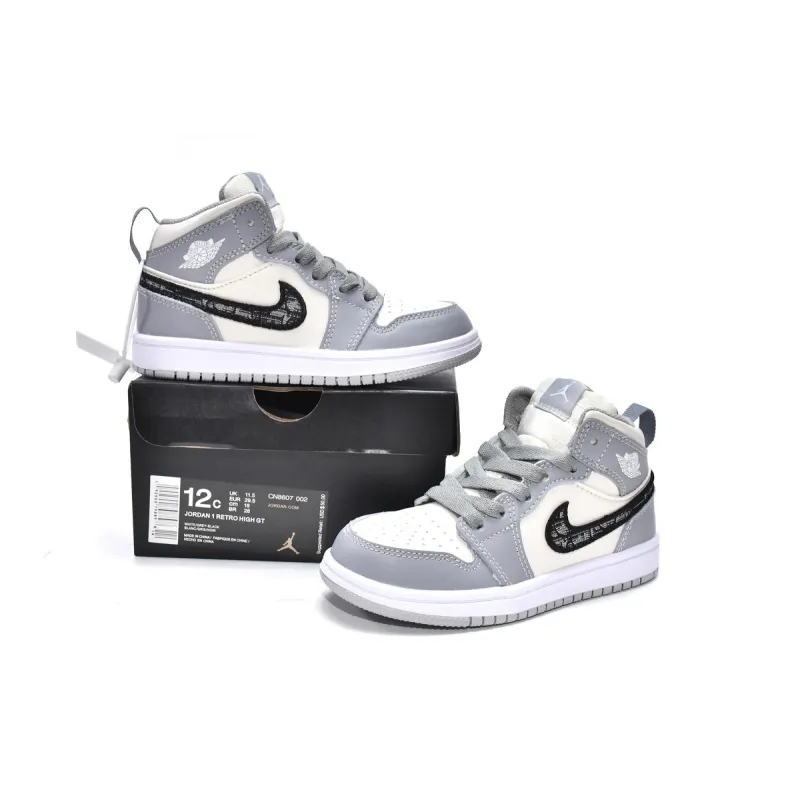Jordan 1 kids shoes |Jordan 1 Mid PS D,CN8607-002