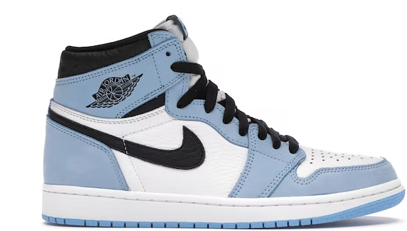 PKGoden Jordan 1 Retro High White University Blue Black 555088-134 