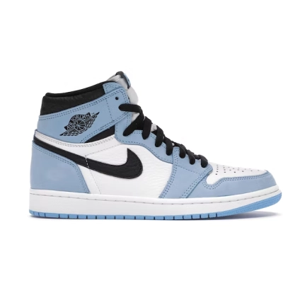 PKGoden Jordan 1 Retro High White University Blue Black 555088-134  01