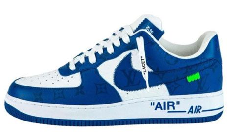 PKGoden Air Force 1 x Trainer Sneaker blue
