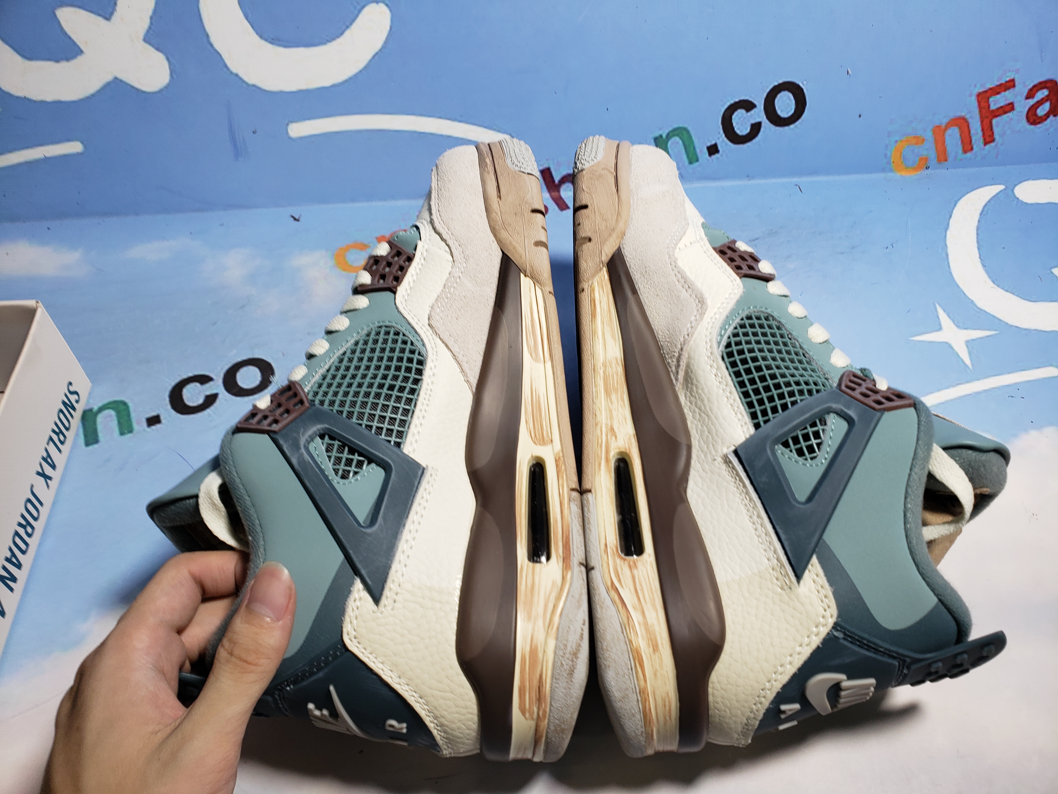 PKGoden Jordan 4 snorlax 