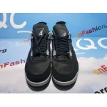 【Limited discount 50$】 Jordan 4 Retro Black Canvas,DH7138-006（w核）