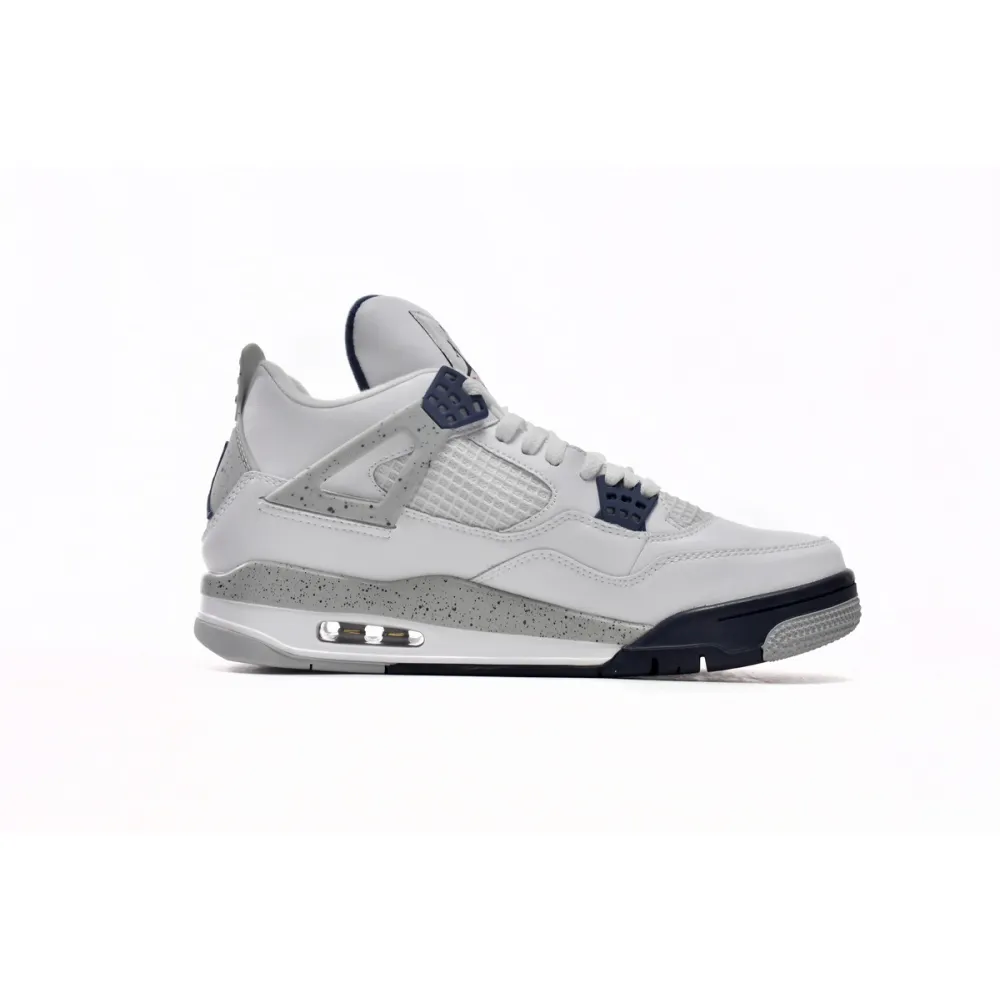 【Limited discount 50$】 Jordan 4 Retro White Midnight Navy,DH6927-140