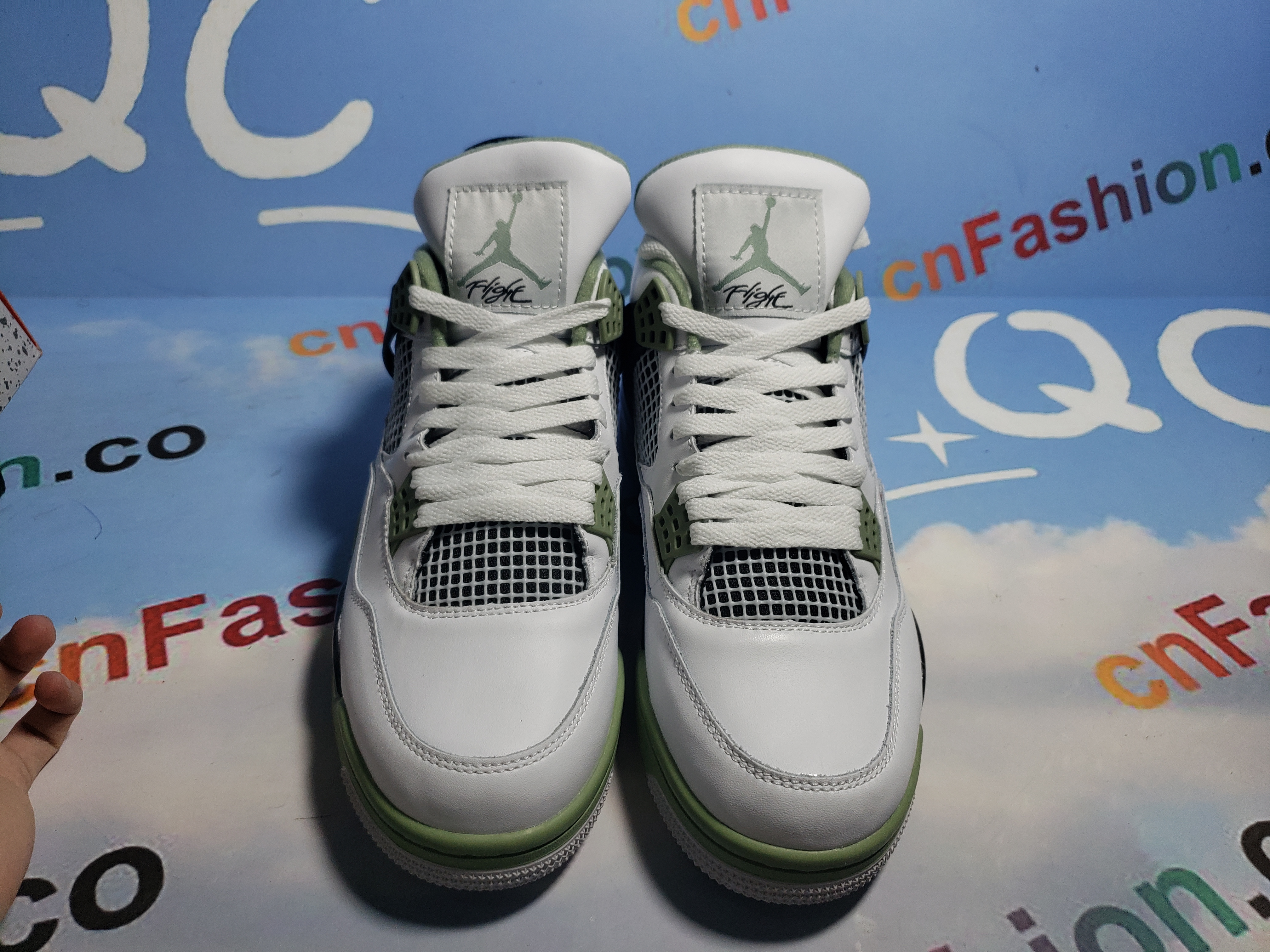 【Limited discount 50$】 Jordan 4 Retro Seafoam (W) AQ9129-103