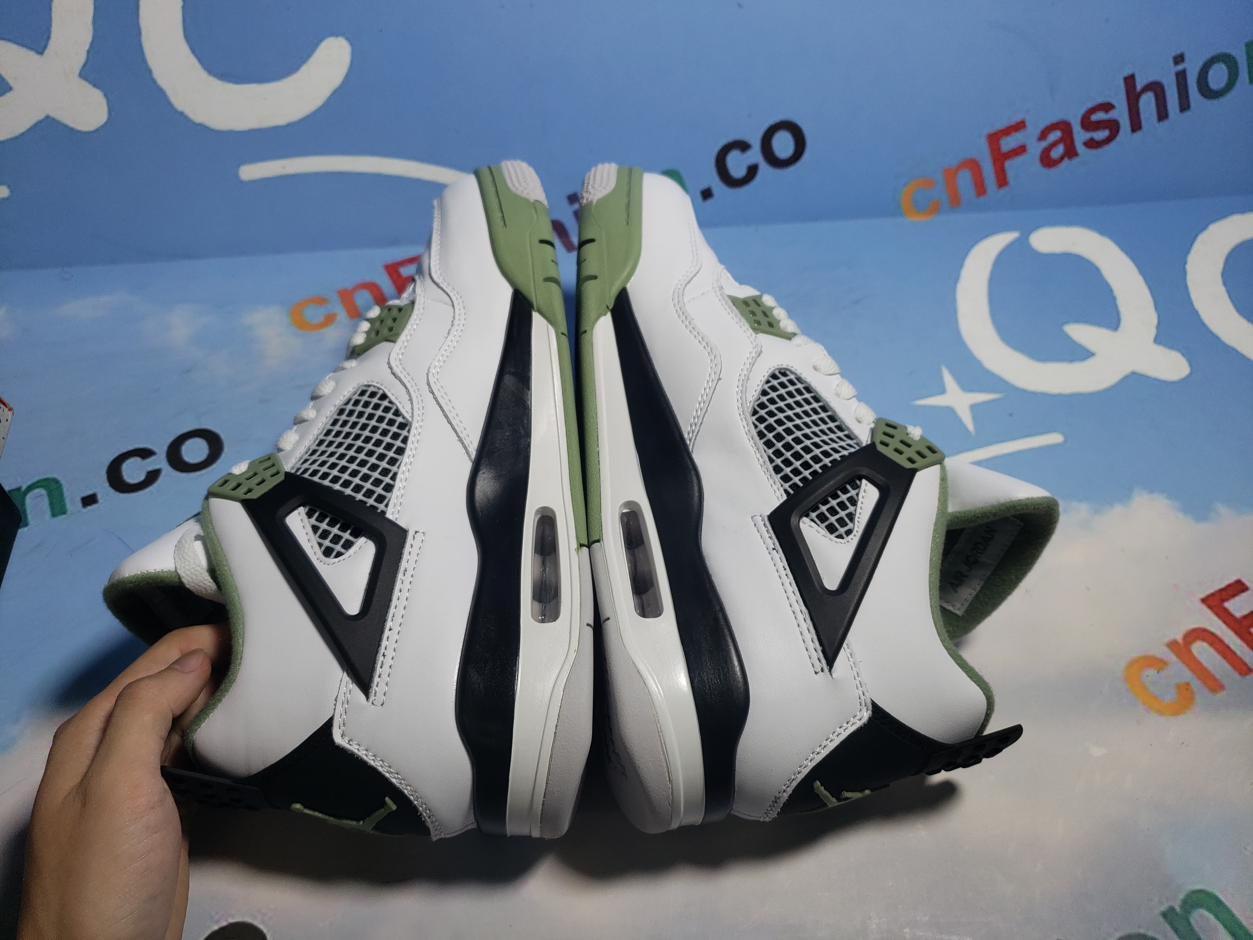 【Limited discount 50$】 Jordan 4 Retro Seafoam (W) AQ9129-103