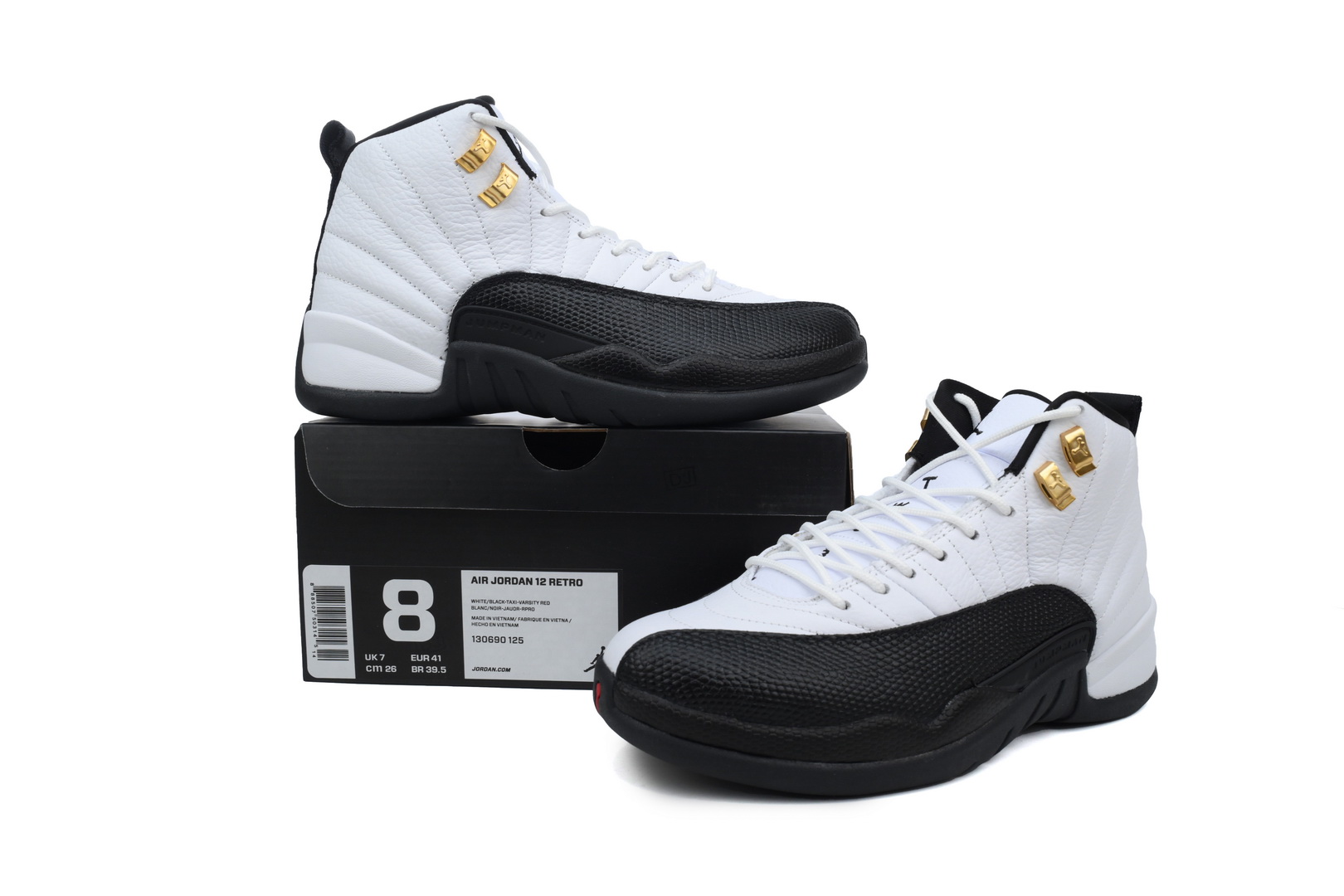  Perfectkicks Air Jordan 12 Retro Taxi 130690-125 