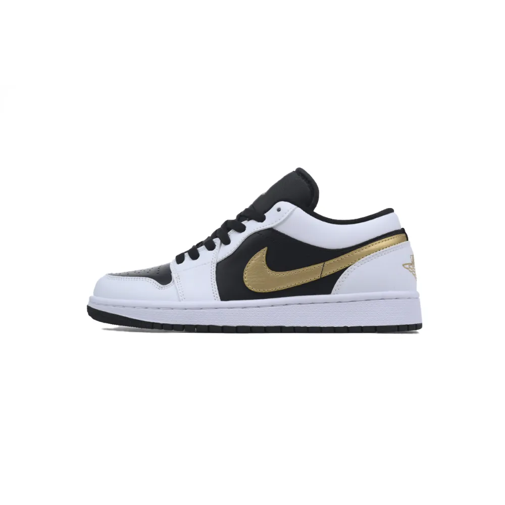 Air Jordan 1 Low Gold Swoosh 553558-172 