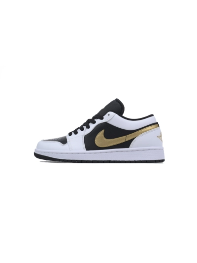 POP Air Jordan 1 Low Gold Swoosh 553558-172  01