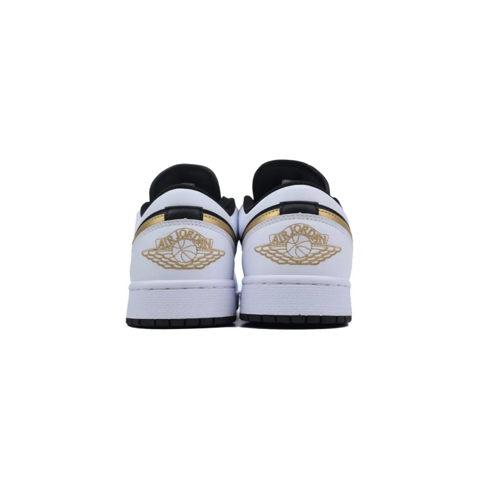 Air Jordan 1 Low Gold Swoosh 553558-172 