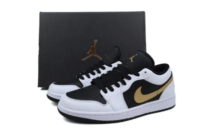 POP Air Jordan 1 Low Gold Swoosh 553558-172  02