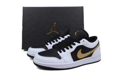 POP Air Jordan 1 Low Gold Swoosh 553558-172  02