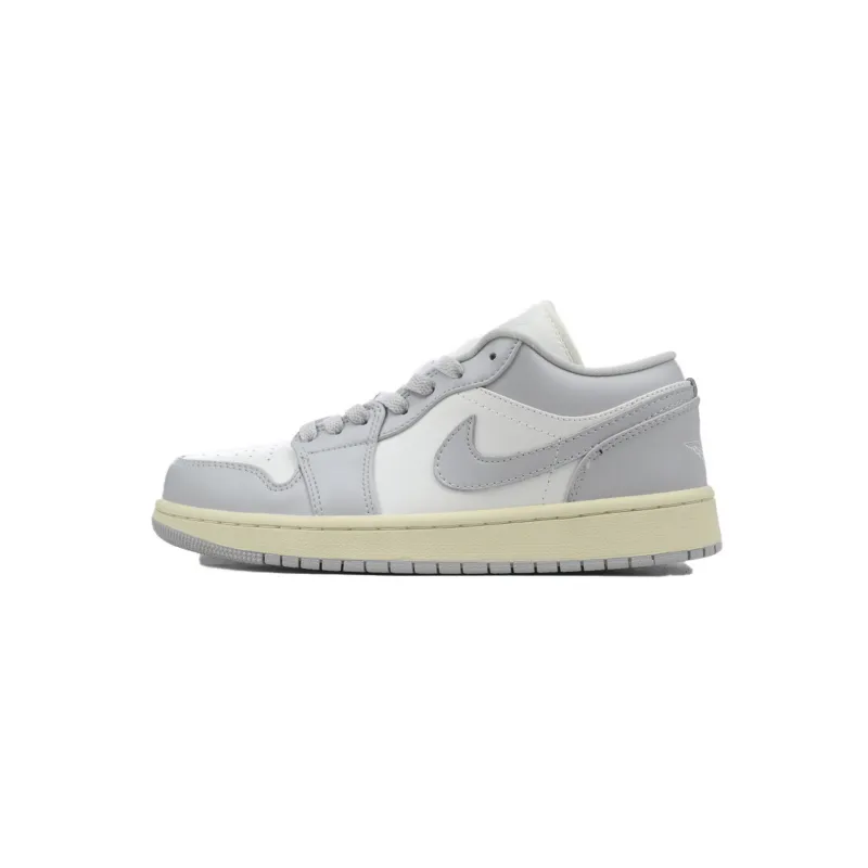 Air Jordan 1 Low Light Grey/Sail DC0774-103 