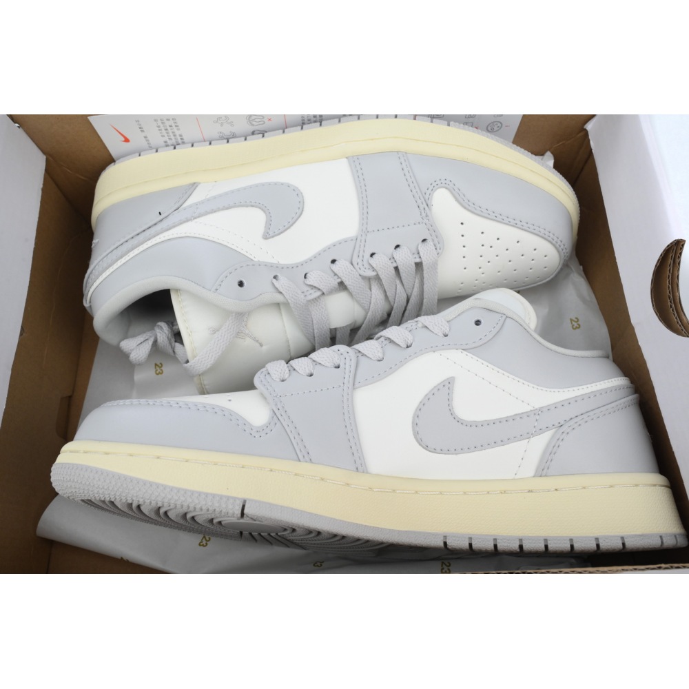 BoostMasterLin Air Jordan 1 Low Light Grey/Sail DC0774-103 