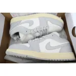 Air Jordan 1 Low Light Grey/Sail DC0774-103 