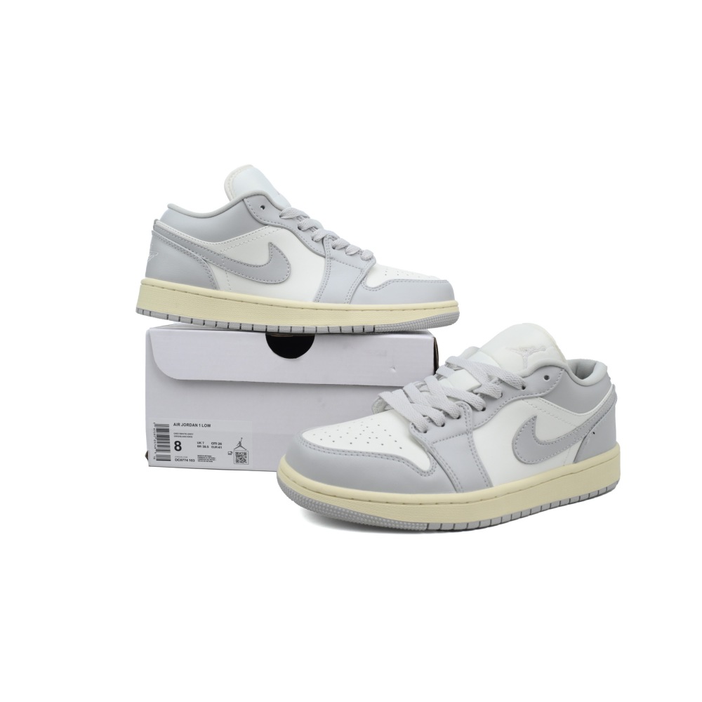 BoostMasterLin Air Jordan 1 Low Light Grey/Sail DC0774-103 