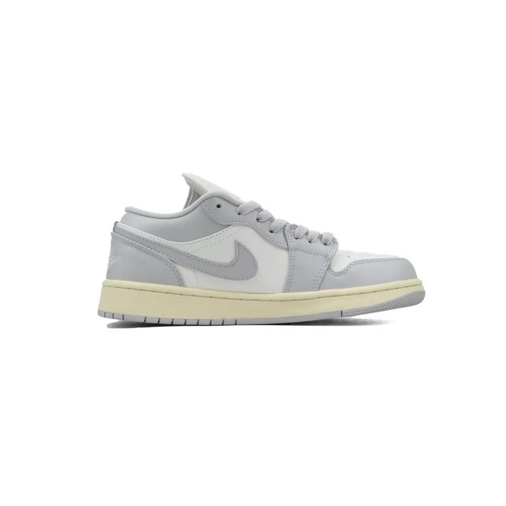 Air Jordan 1 Low Light Grey/Sail DC0774-103 
