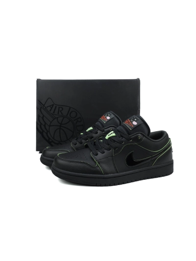 POP Air Jordan 1 Low SE Black Cat Mascot HM3690-001  02