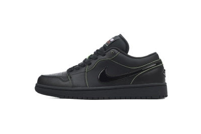 POP Air Jordan 1 Low SE Black Cat Mascot HM3690-001  01