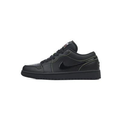 BoostMasterLin Air Jordan 1 Low SE Black Cat Mascot HM3690-001  01