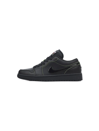 POP Air Jordan 1 Low SE Black Cat Mascot HM3690-001  01