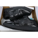 Air Jordan 1 Low SE Black Croc HJ7443-010 
