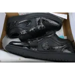 Air Jordan 1 Low SE Black Croc HJ7443-010 