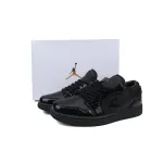 Air Jordan 1 Low SE Black Croc HJ7443-010 