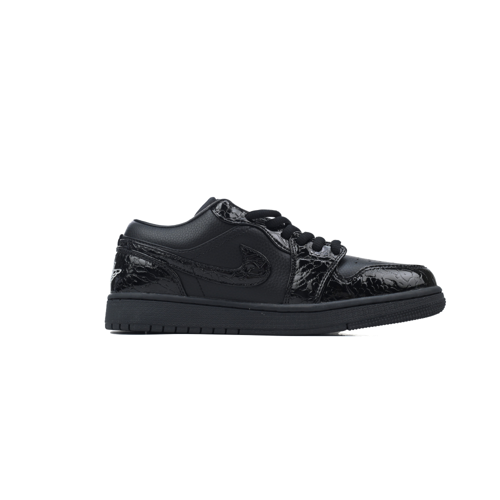 Air Jordan 1 Low SE Black Croc HJ7443-010 