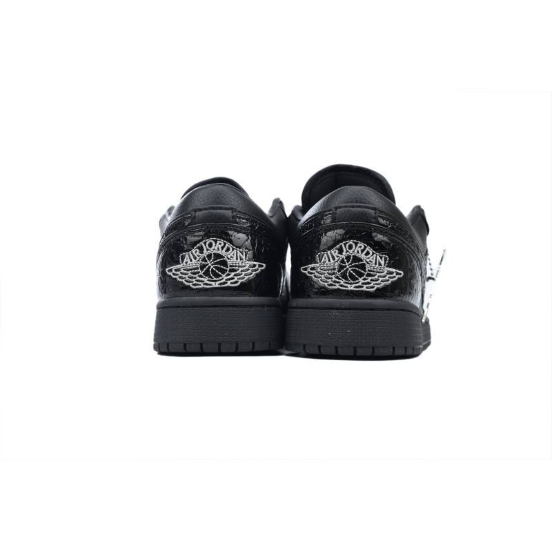 Air Jordan 1 Low SE Black Croc HJ7443-010 