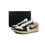 BoostMasterLin Air Jordan 1 Low SE Coconut Milk Black HQ3437-101 