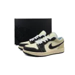 Air Jordan 1 Low SE Coconut Milk Black HQ3437-101 