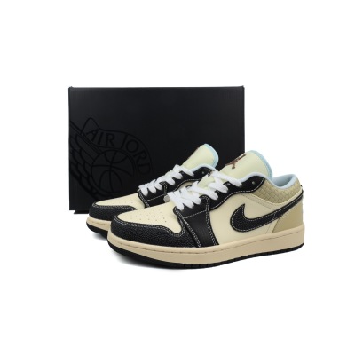 BoostMasterLin Air Jordan 1 Low SE Coconut Milk Black HQ3437-101  02