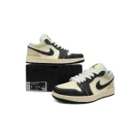 Air Jordan 1 Low SE Coconut Milk Black HQ3437-101 