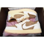 Travis Scott x Air Jordan 1 Low OG Sail Shy Pink DM7866-106 