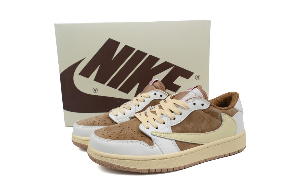 OG Travis Scott x Air Jordan 1 Low OG Sail Shy Pink DM7866-106 